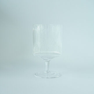 STRIPE Stemmed Glass