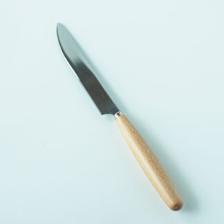 CARR Wooden Handle Table Knife*Defect*