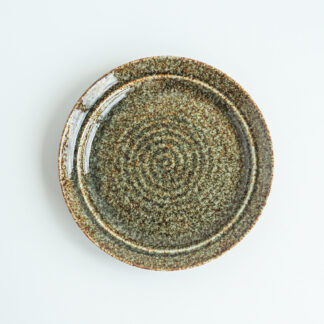 TSUKI Round Plate (Brown)